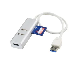 H3207 SD/TF Card Reader Hub with 1 * USB 3.0 + 2 * USB 2.0